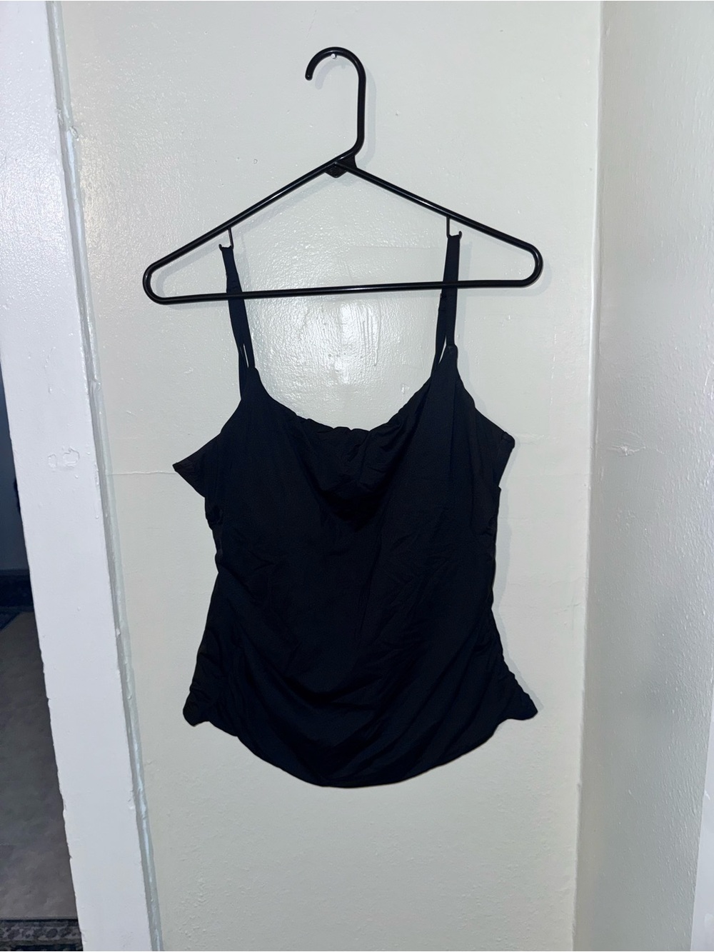 Black Swim Cowl Neck Camisole - Women